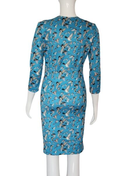 Birds-Print-Dress-back-1