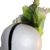 Green-white-bouquet-hat-back.