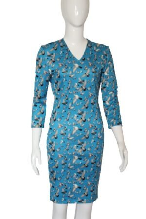Birds Print Dress