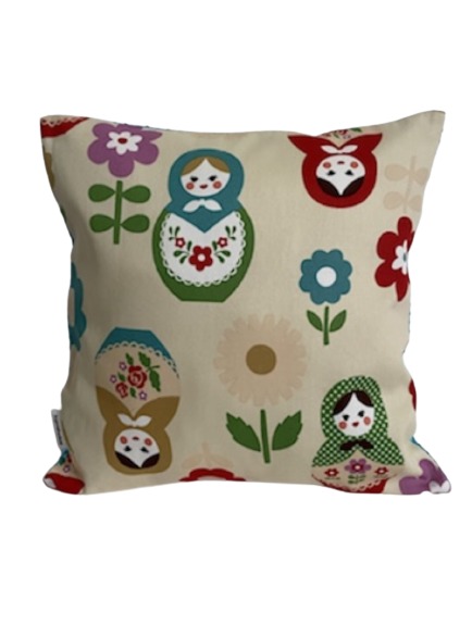 Babushka Doll Print Pillowcase