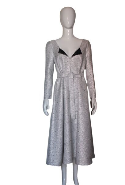 Snowy-White-and-black-dress