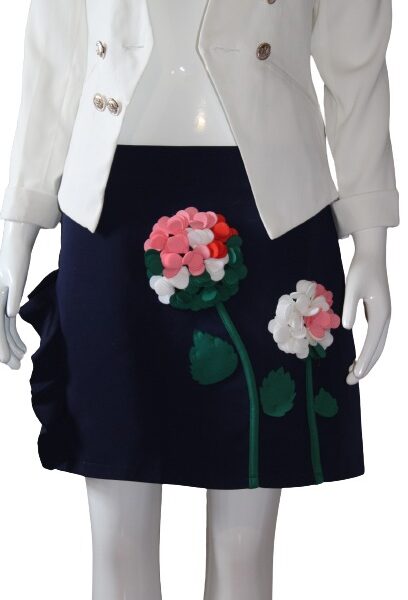 Blue-skirt-with-flow