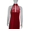 Roses in red tulle dress