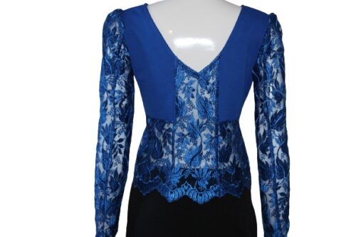 Blue Tailored Top