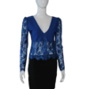 Blue Tailored Top