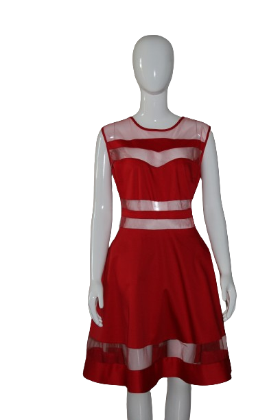 Vibrant Red dress