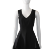 Black mini dress
