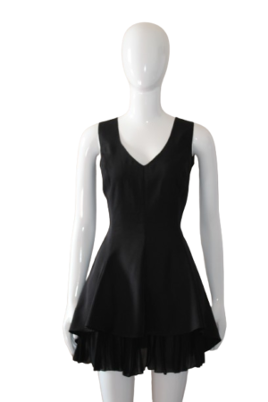 Black mini dress
