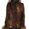 Brown mini coat