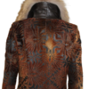 Brown mini coat