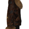 Brown mini coat