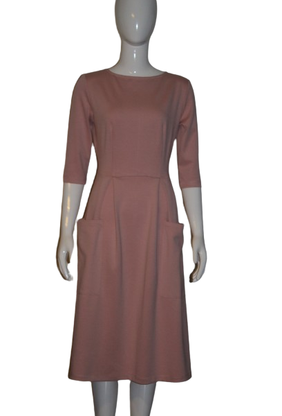 Pink dress with pockets
