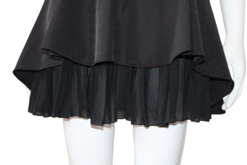 Black mini dress
