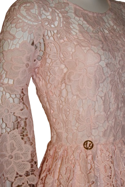 Baby pink Lace dress
