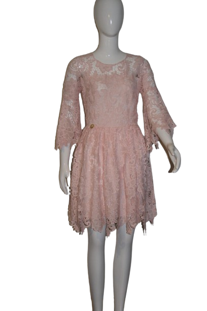 Baby pink Lace dress