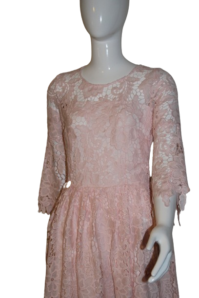 Baby pink Lace dress