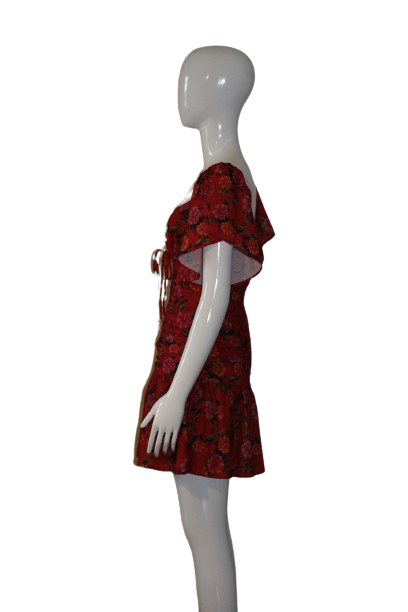 Red Floral dress