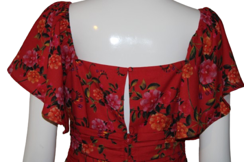 Red Floral dress