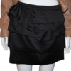 Frilled Black mini skirt.