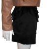Frilled Black mini skirt.