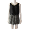 Jumpsuit White & Black polka dots