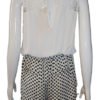 Jumpsuit White & Black polka dots