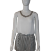 Jumpsuit White & Black polka dots