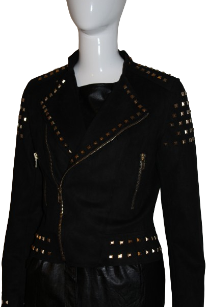 Black jacket with studs