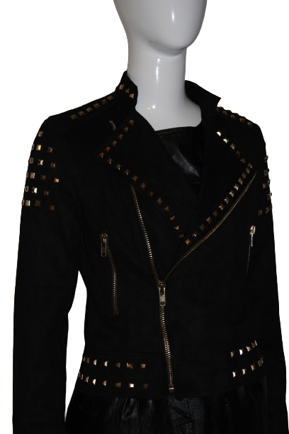 Black jacket with studs