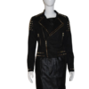 Black jacket with studs