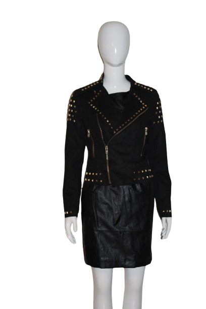 Black jacket with studs
