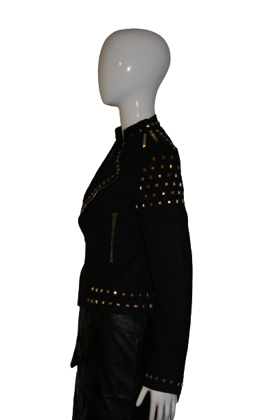 Black jacket with studs