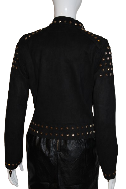 Black jacket with studs