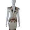 White Floral costume