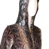 Snake print crop-top