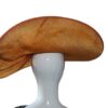 Women wide brim light and dark Brown color hat