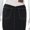 White & Black jeans skirt