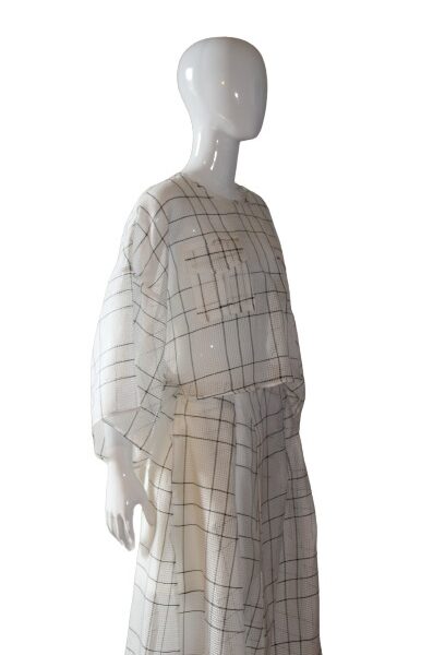 white check costume