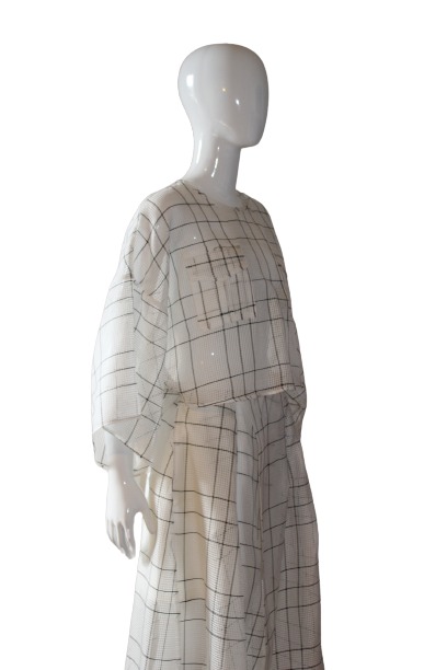 white check costume