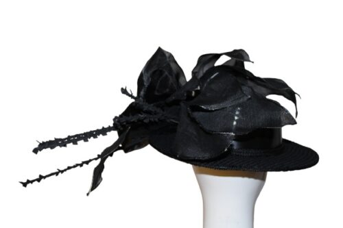 Elegant black hat