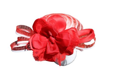 White and red with rose fascinate