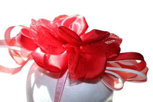 White and red with rose fascinate