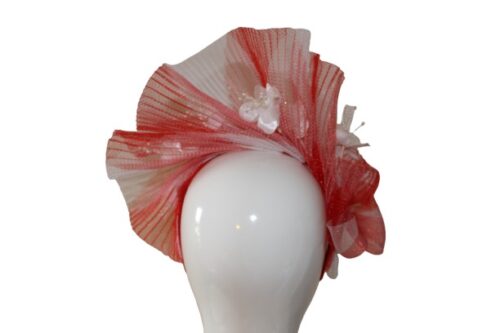 red and white hat