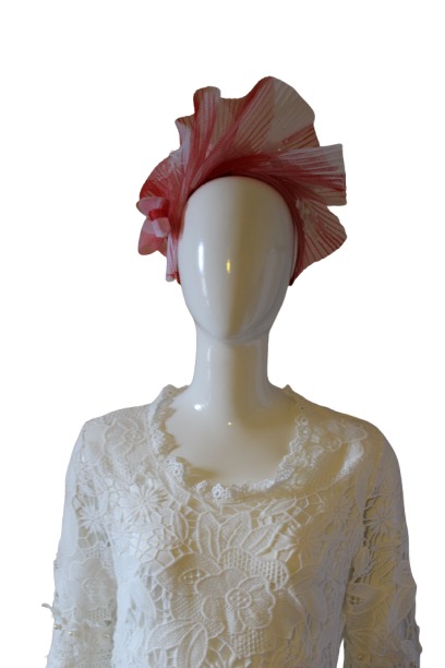 red and white hat