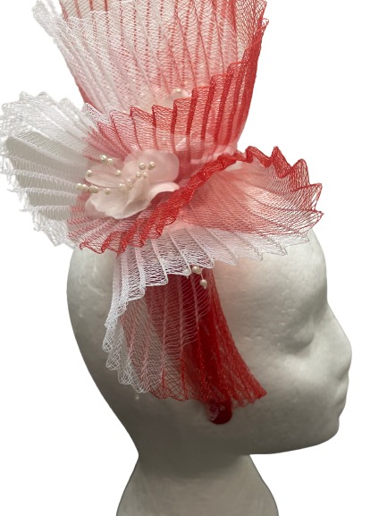 red and white hat