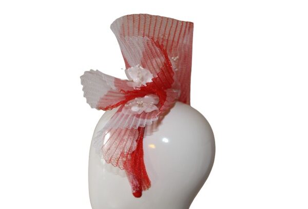 red and white hat