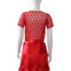 Red Lace top