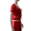 Red Lace top
