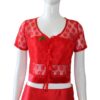 Red Lace top