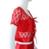 Red Lace top